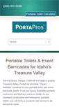 Mobile Screenshot of portapros.com